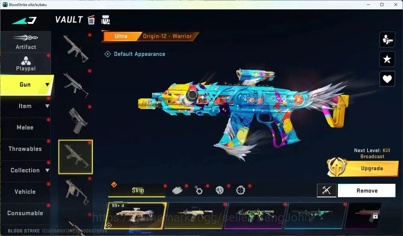 Blood Strike Accounts ASIA |ETHERNAL=KAG-5(LVL2)|COLLAB=AK47,KAR98K,|LIM image 10