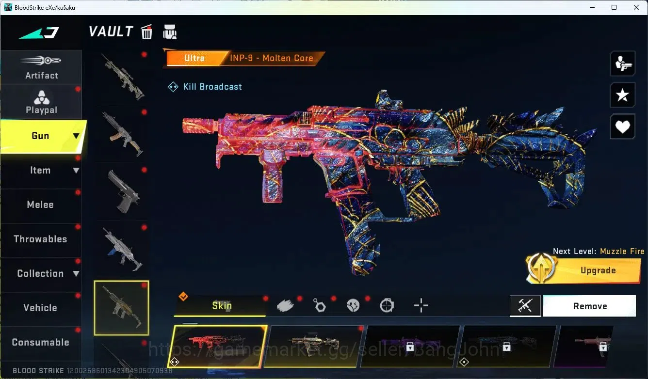 Blood Strike Accounts ASIA |ETHERNAL=KAG-5(LVL2)|COLLAB=AK47,KAR98K,|LIM image 14