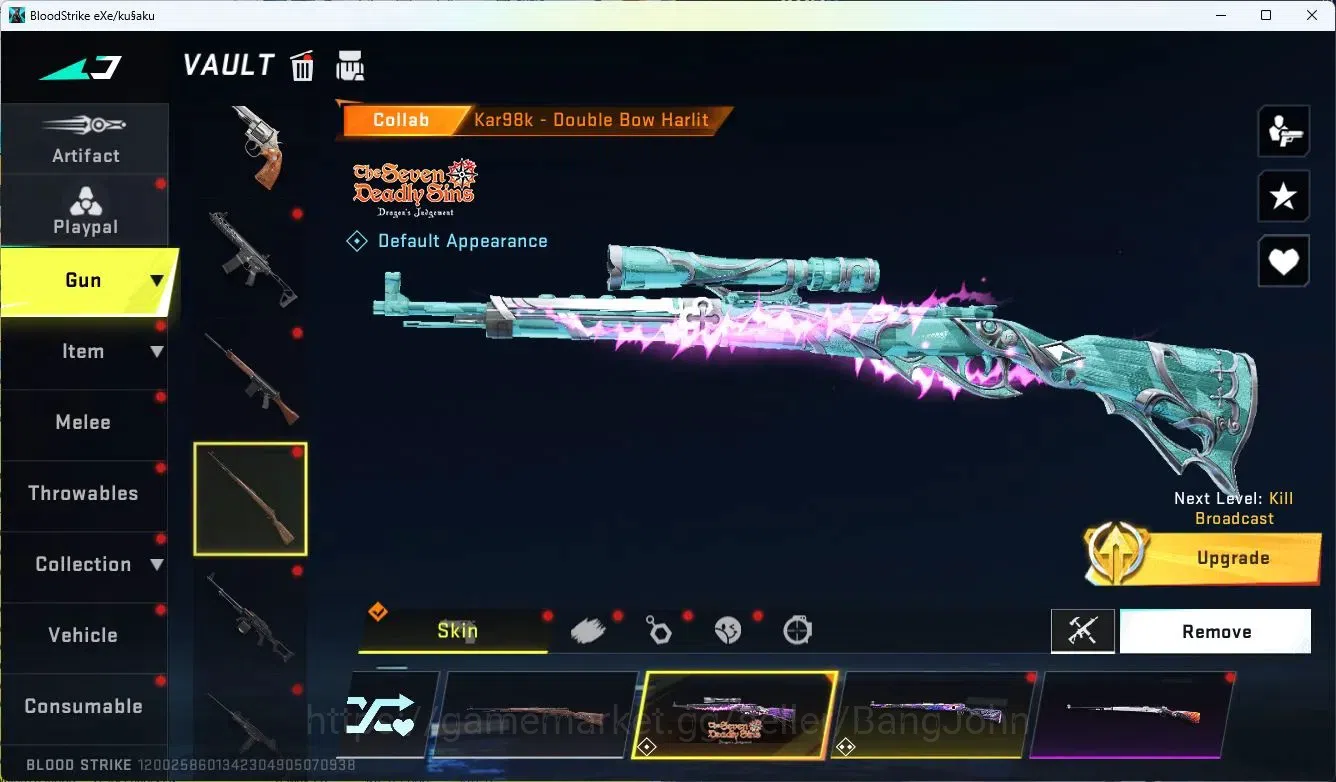 Blood Strike Accounts ASIA |ETHERNAL=KAG-5(LVL2)|COLLAB=AK47,KAR98K,|LIM image 19
