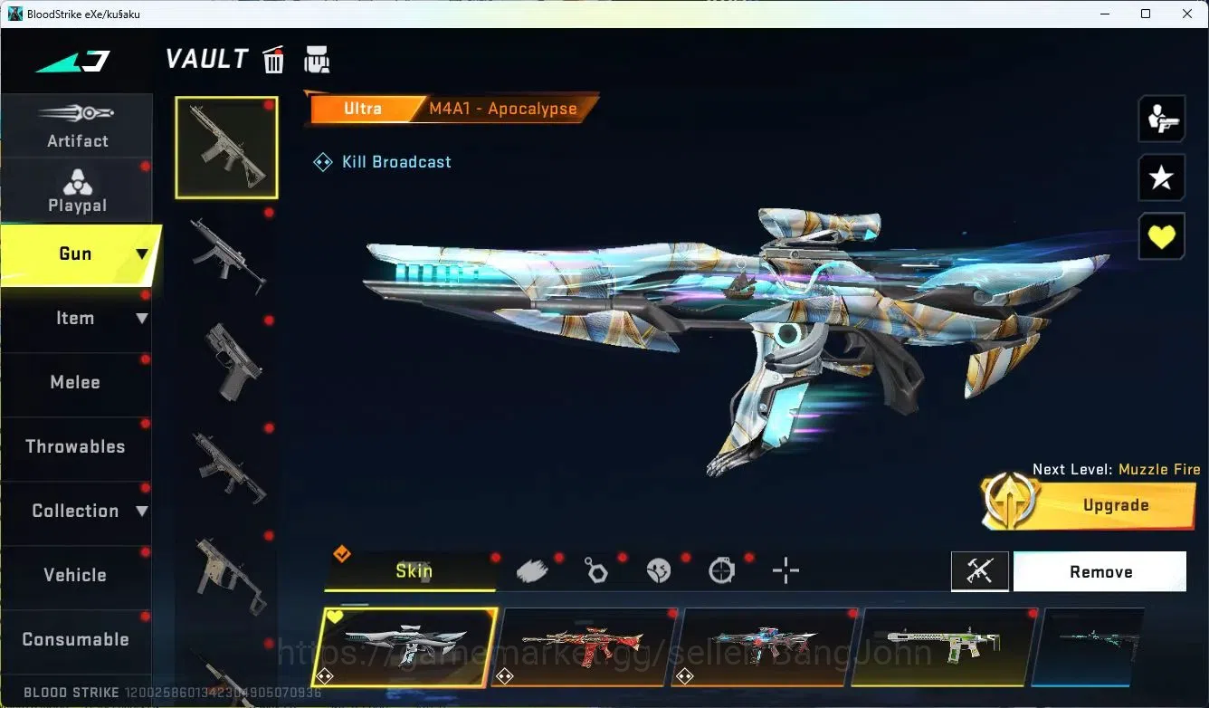 Blood Strike Accounts ASIA |ETHERNAL=KAG-5(LVL2)|COLLAB=AK47,KAR98K,|LIM image 8