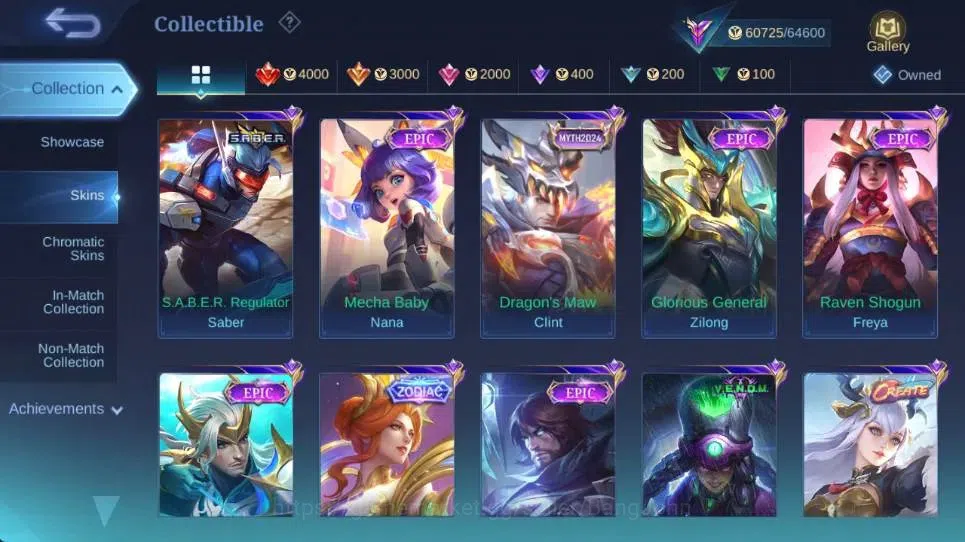 Mobile Legends: Bang Bang Accounts Global|Hero103|Skin196|Renowned|Legend Alucrad|KOF image 10
