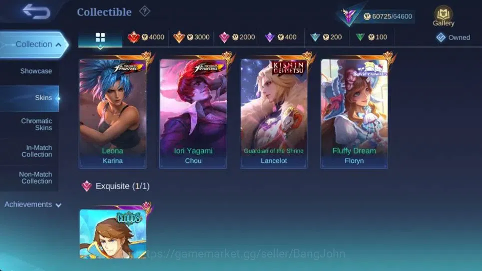 Mobile Legends: Bang Bang Accounts Global|Hero103|Skin196|Renowned|Legend Alucrad|KOF image 12