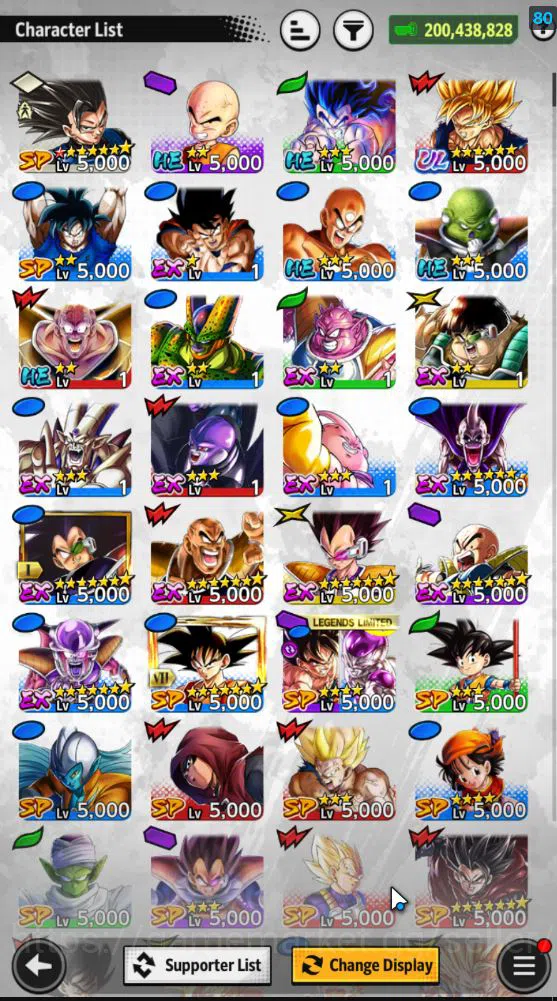 Dragon Ball Legends Accounts 200M Total Power|LV 149|3 UL+ 11LL |SS Goku(Merah) image 5