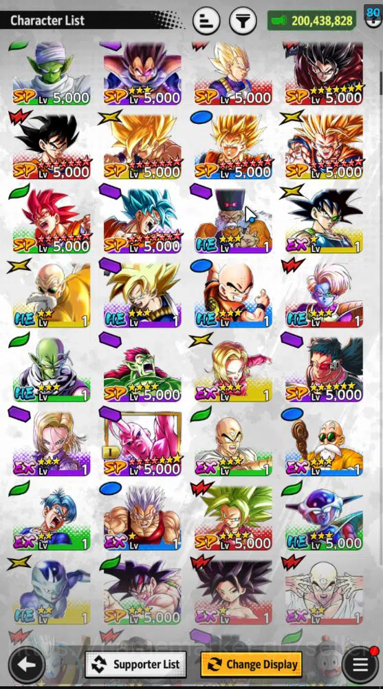 Dragon Ball Legends Accounts 200M Total Power|LV 149|3 UL+ 11LL |SS Goku(Merah) image 6