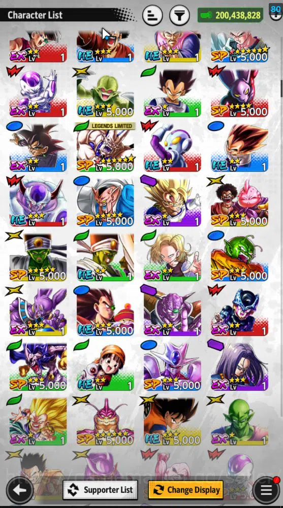 Dragon Ball Legends Accounts 200M Total Power|LV 149|3 UL+ 11LL |SS Goku(Merah) image 7