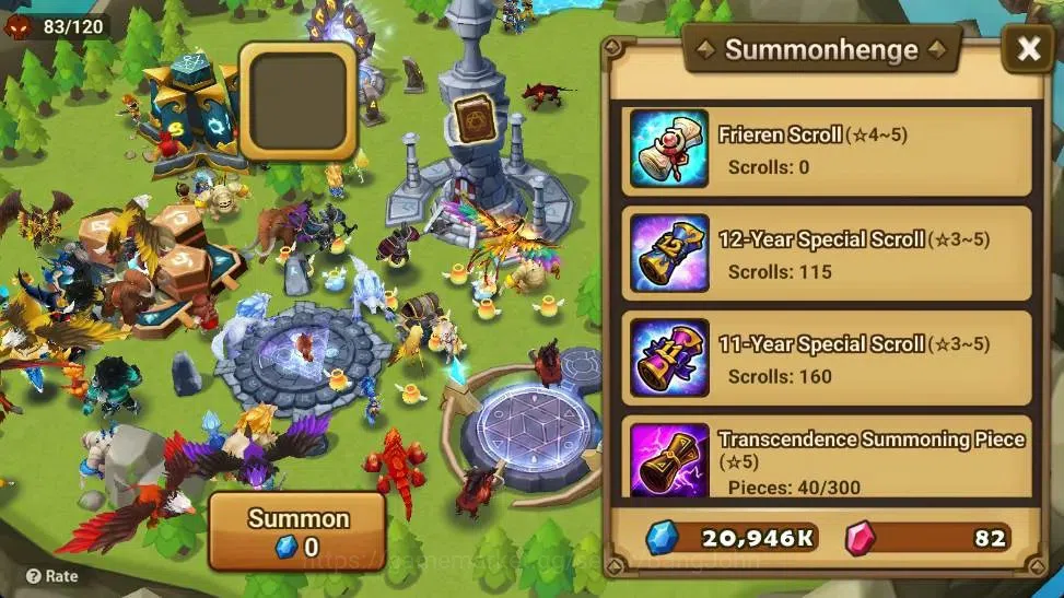 Summoners War: Sky Arena Accounts Starter GLOBAL | NB 5 TESHAR,Starter Gacha 115 12Y+160 11Y Scrool, 3 Legendary All 3