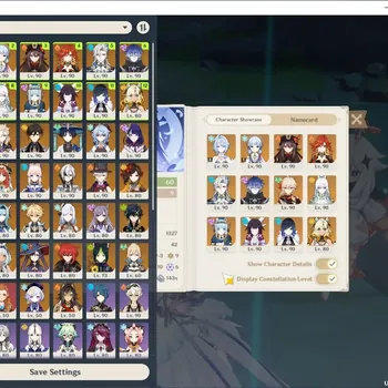 Genshin Impact Accounts End Game ASIA|Free HSR|AR 60|7 Team|10 Sign|30Limit+20(*5Wp)|Ayaka C1+Skin,HuTao C1,Odette C1,Raiden