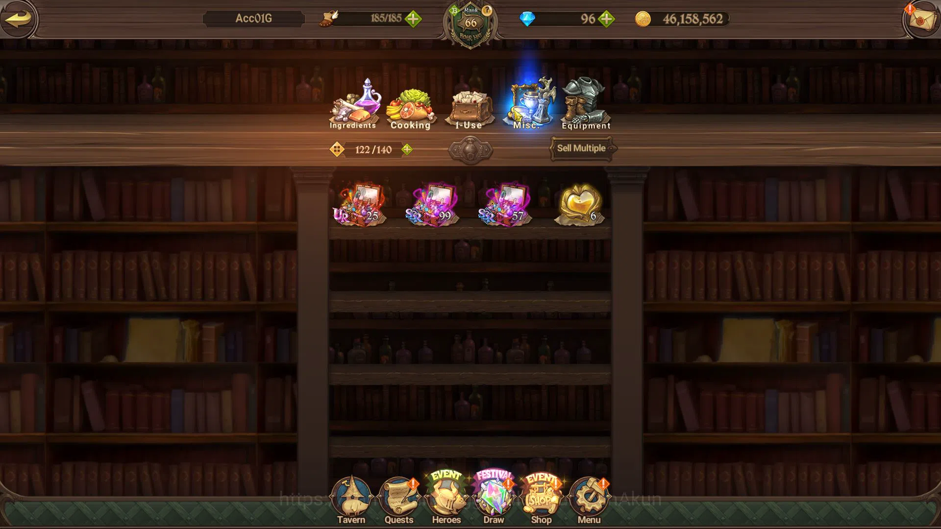 The Seven Deadly Sins: Grand Cross Accounts Midgame Global|3M CC|1 LR+5 UR|Elizabeth,Merlin&Escanor 4/6,DK Meliodas 16
