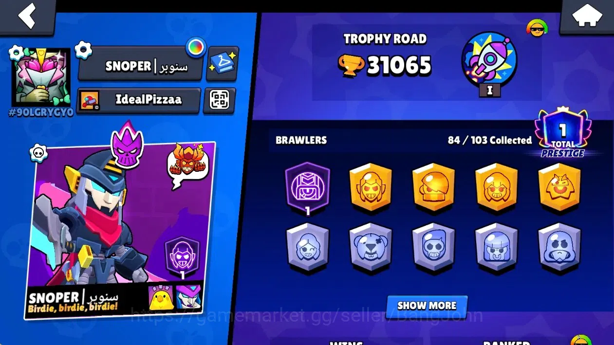 Brawl Stars Accounts Global|31065 Thropy|84 Brawlers 9 Max Lvl.|6 Hyper image 2