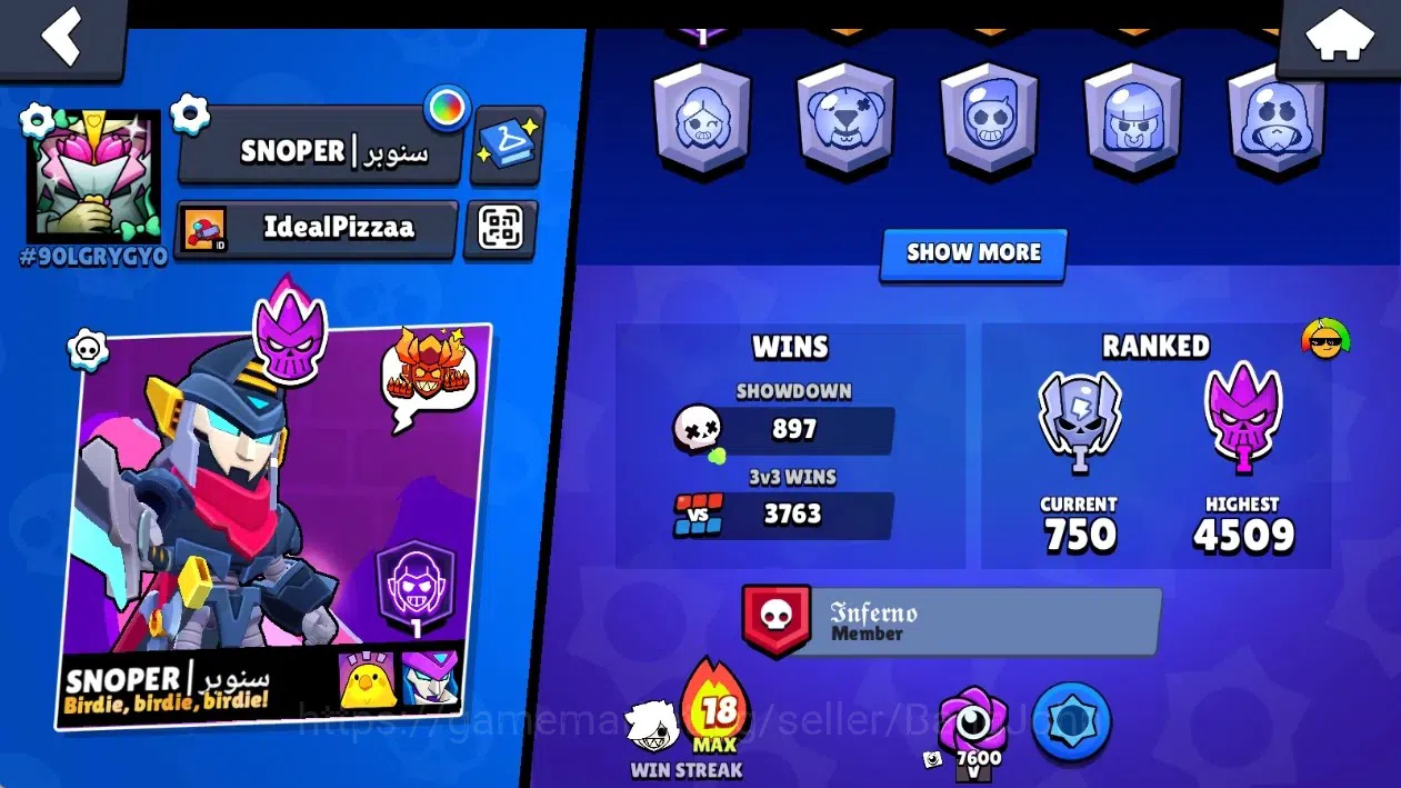 Brawl Stars Accounts Global|31065 Thropy|84 Brawlers 9 Max Lvl.|6 Hyper image 3