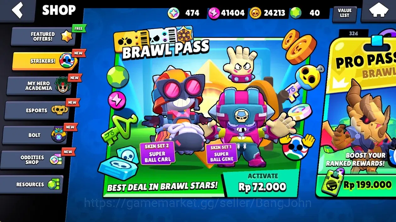 Brawl Stars Accounts Global|31065 Thropy|84 Brawlers 9 Max Lvl.|6 Hyper image 5