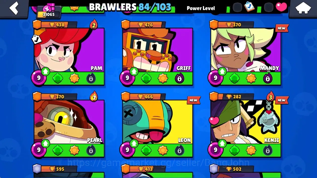 Brawl Stars Accounts Global|31065 Thropy|84 Brawlers 9 Max Lvl.|6 Hyper image 9
