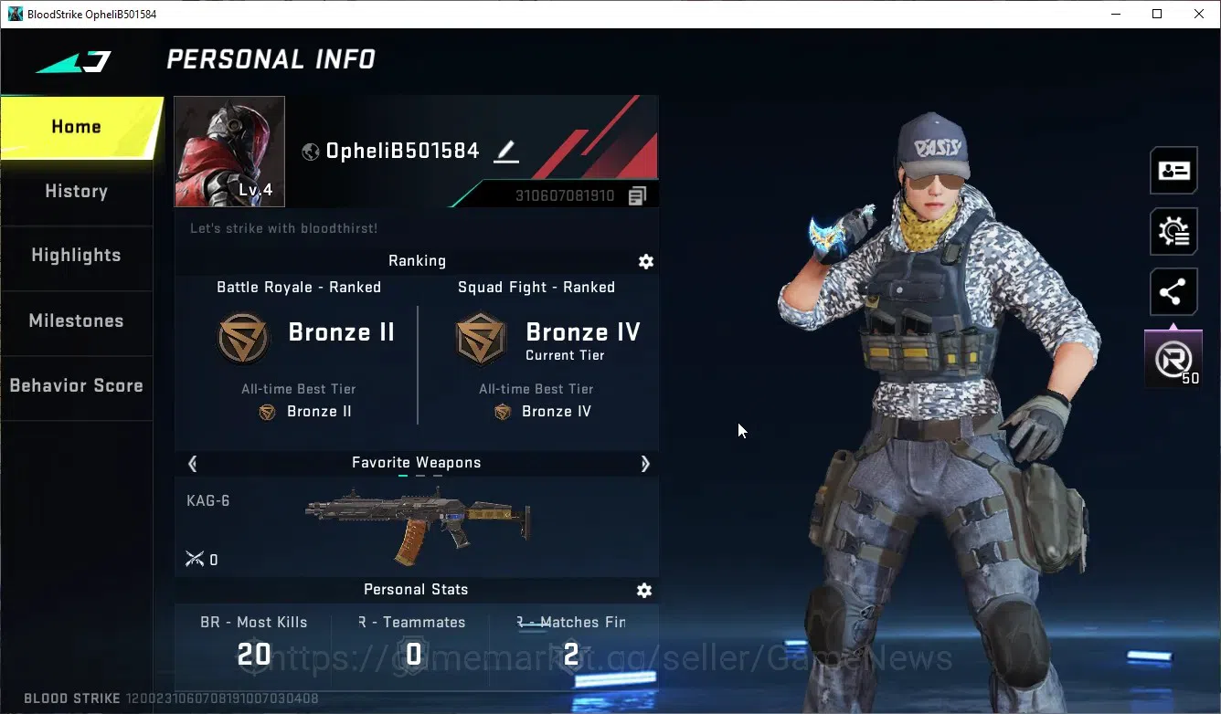 Blood Strike Accounts ASIA|2 ULTRA Melee Talon Knife-Sanctrum,Aircraft-P image 2