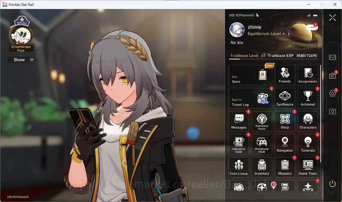 Honkai Star Rail Accounts ASIA | TL67, Sparkle, Firefly, Ruan Mei, Hyacine, image 1