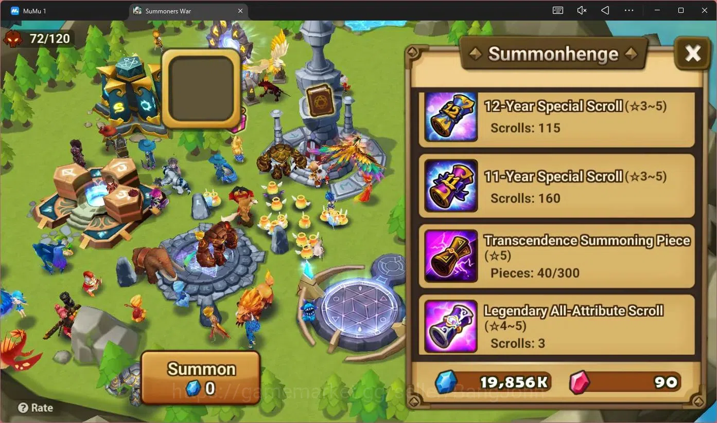 Summoners War: Sky Arena Accounts GLOBAL | NB 5 TESHAR,Starter Gacha 115 12Y+160 11Y image 3