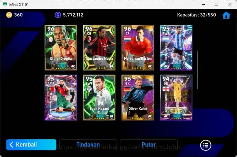 eFootball Accounts Mobile|PW 3131|Dldler Drogba Epic,Diego Forlan Epi image 4