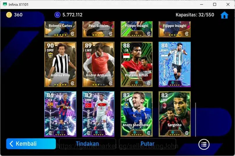 eFootball Accounts Mobile|PW 3131|Dldler Drogba Epic,Diego Forlan Epi image 6