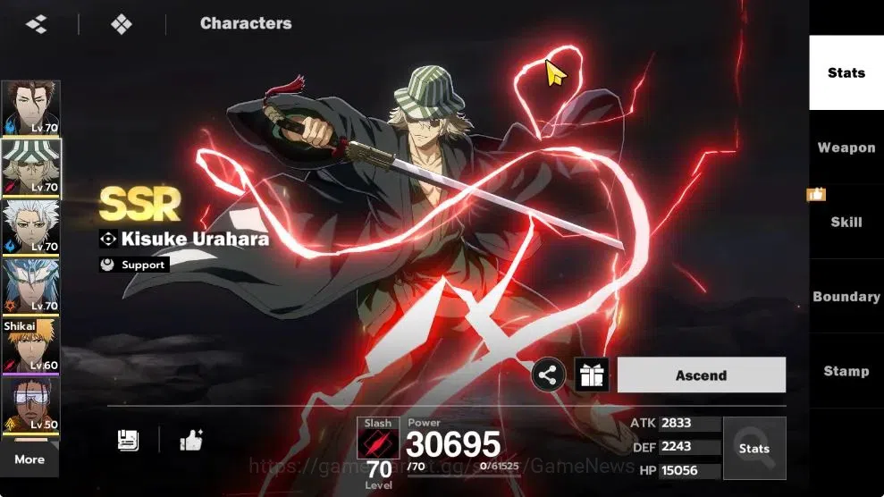 BLEACH: Soul Resonance Accounts NuverseSEA|LV 55|8 SSR [Grimmjow Res+Seal3/4(Aizen image 11