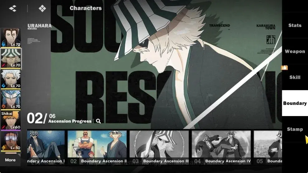 BLEACH: Soul Resonance Accounts NuverseSEA|LV 55|8 SSR [Grimmjow Res+Seal3/4(Aizen image 13