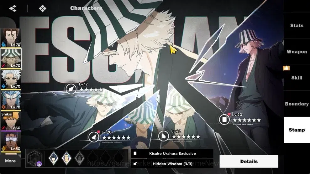 BLEACH: Soul Resonance Accounts NuverseSEA|LV 55|8 SSR [Grimmjow Res+Seal3/4(Aizen image 14