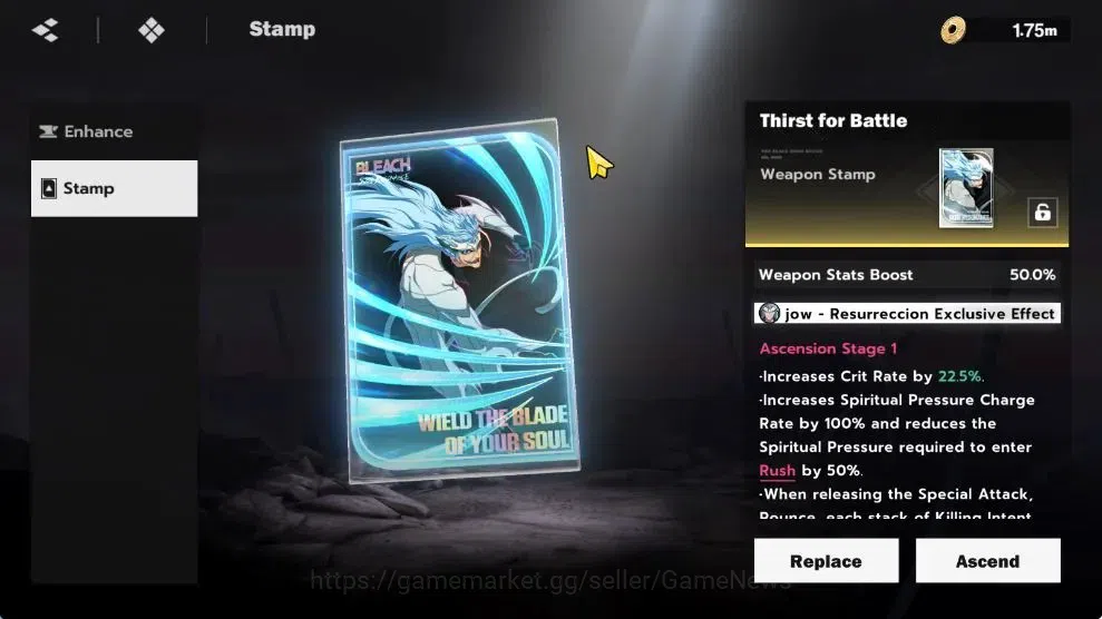 BLEACH: Soul Resonance Accounts NuverseSEA|LV 55|8 SSR [Grimmjow Res+Seal3/4(Aizen image 5