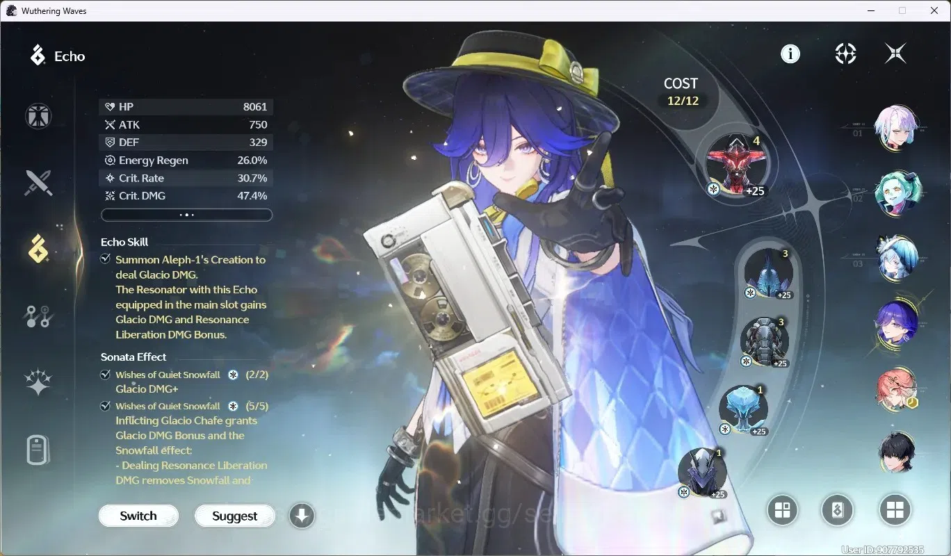 Wuthering Waves Accounts SEA|UL 54|Rank 6|4 Char Limited [(Lucy)Rc2,Lucilla image 11