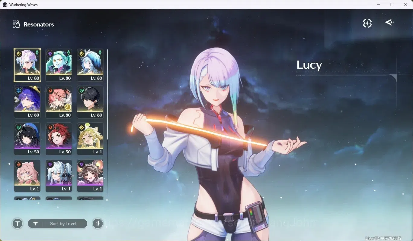Wuthering Waves Accounts SEA|UL 54|Rank 6|4 Char Limited [(Lucy)Rc2,Lucilla image 2