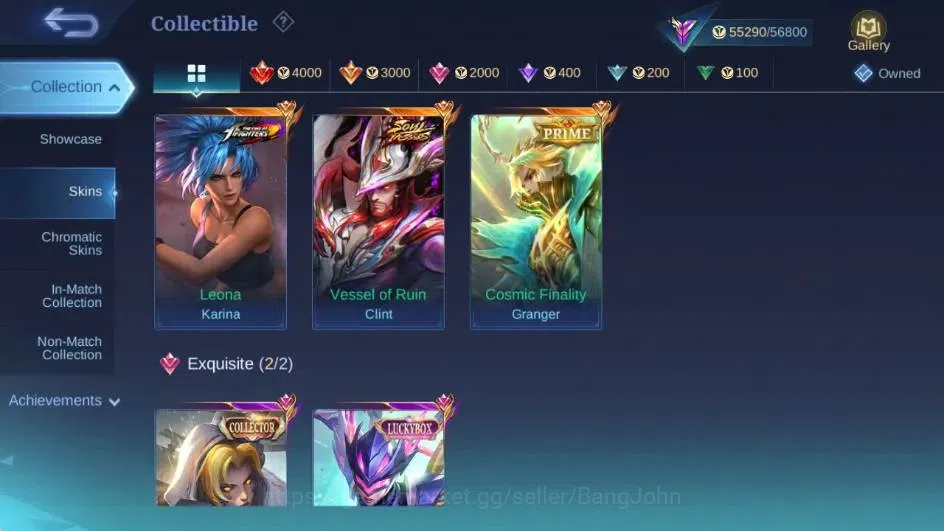 Mobile Legends: Bang Bang Accounts Global|Hero 132|Skin 231|Renowned|Collector Natali image 10