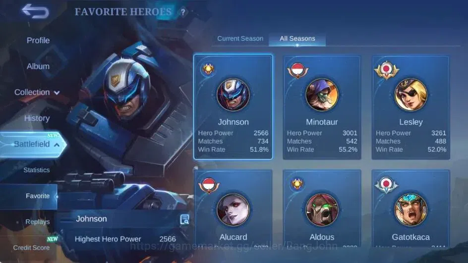 Mobile Legends: Bang Bang Accounts Global|Hero 132|Skin 231|Renowned|Collector Natali image 11