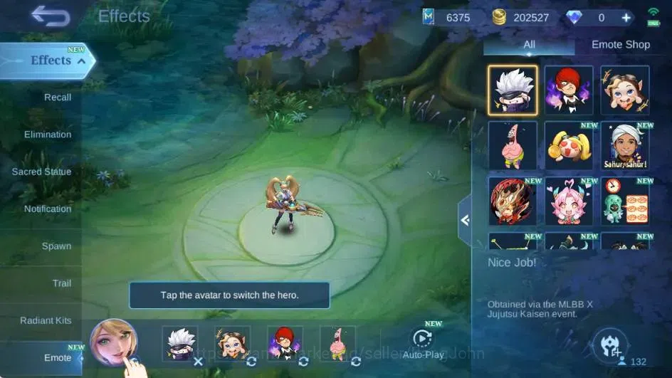 Mobile Legends: Bang Bang Accounts Global|Hero 132|Skin 231|Renowned|Collector Natali image 2