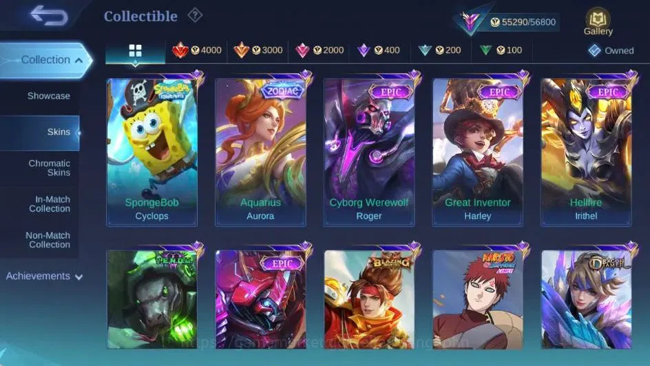 Mobile Legends: Bang Bang Accounts Global|Hero 132|Skin 231|Renowned|Collector Natali image 7