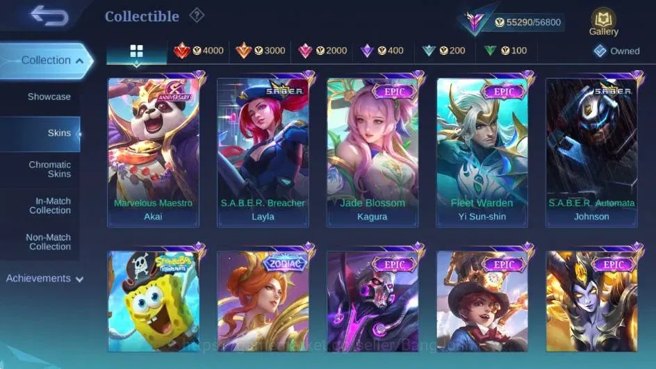 Mobile Legends: Bang Bang Accounts Global|Hero 132|Skin 231|Renowned|Collector Natali image 8