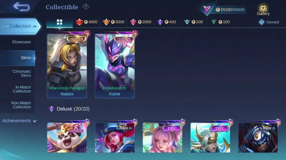 Mobile Legends: Bang Bang Accounts Global|Hero 132|Skin 231|Renowned|Collector Natali image 9