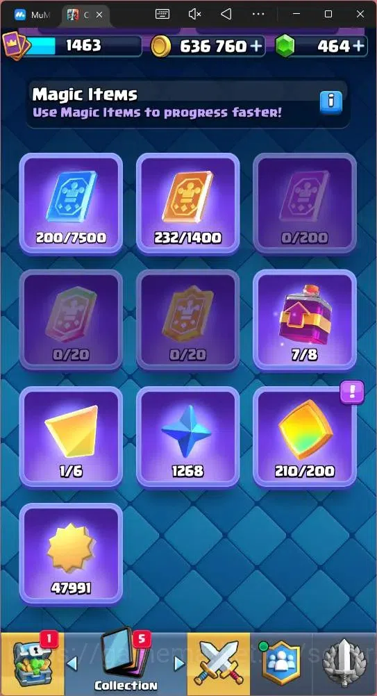 Clash Royale Accounts Mobile |CL 1463|KTL 15|Trophy 12429|Card 121|4 Max image 15