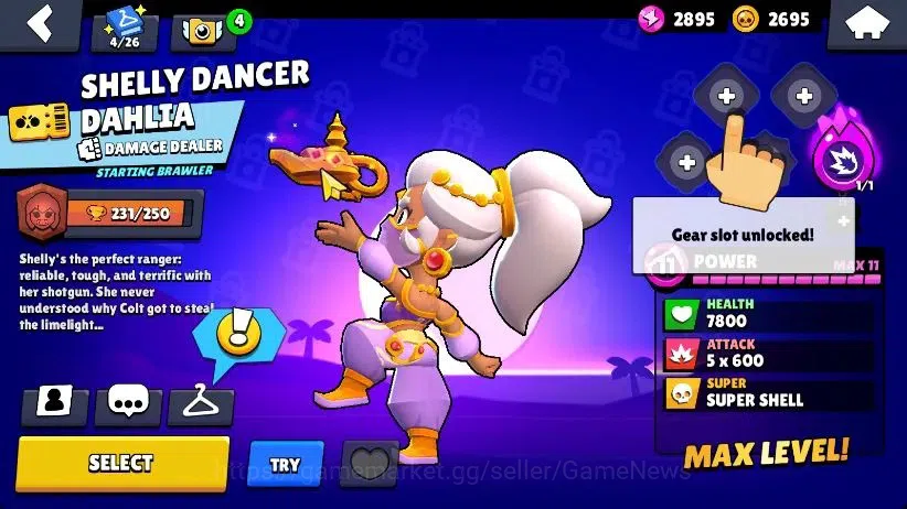Brawl Stars Accounts 1135 Trophy|5K Bling|16 Brawlers 3 Max Lvl [Shelly image 13