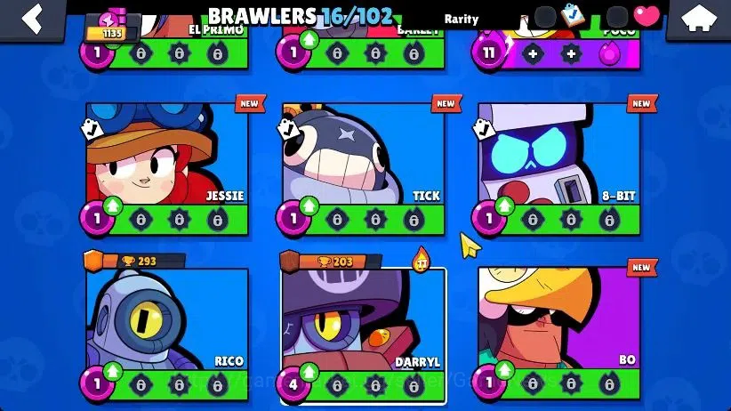 Brawl Stars Accounts 1135 Trophy|5K Bling|16 Brawlers 3 Max Lvl [Shelly image 5