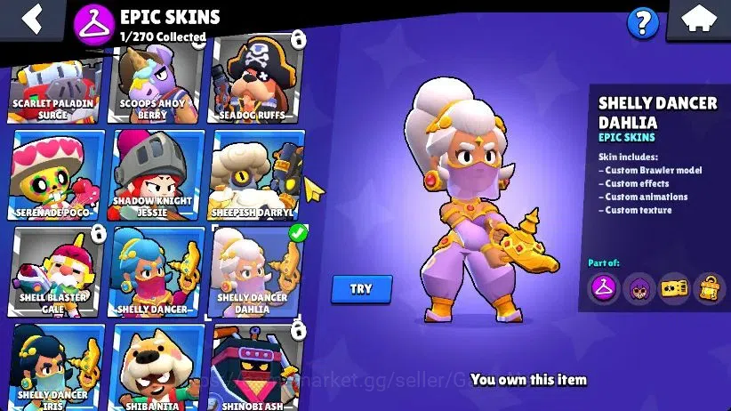 Brawl Stars Accounts 1135 Trophy|5K Bling|16 Brawlers 3 Max Lvl [Shelly image 6