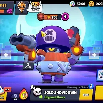Brawl Stars Accounts 1135 Trophy|5K Bling|16 Brawlers 3 Max Lvl [Shelly,Nita,Poco]|1 Epic Skins [Dancer Dahlia]|3K PP|CN