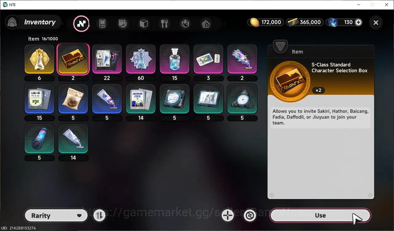 Neverness to Everness Accounts Global NA|HL 3|1 S-Class Limited [Shinku + Signature + Outfit]|2 S-Class Selector 10