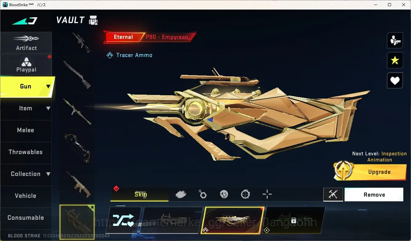 Blood Strike Accounts Others ASIA |2 Eternal Guns:P90-Empyrean Lv3,MP7-Tidesong Lv2| Ultra Melee:The iron that strikes happy 1