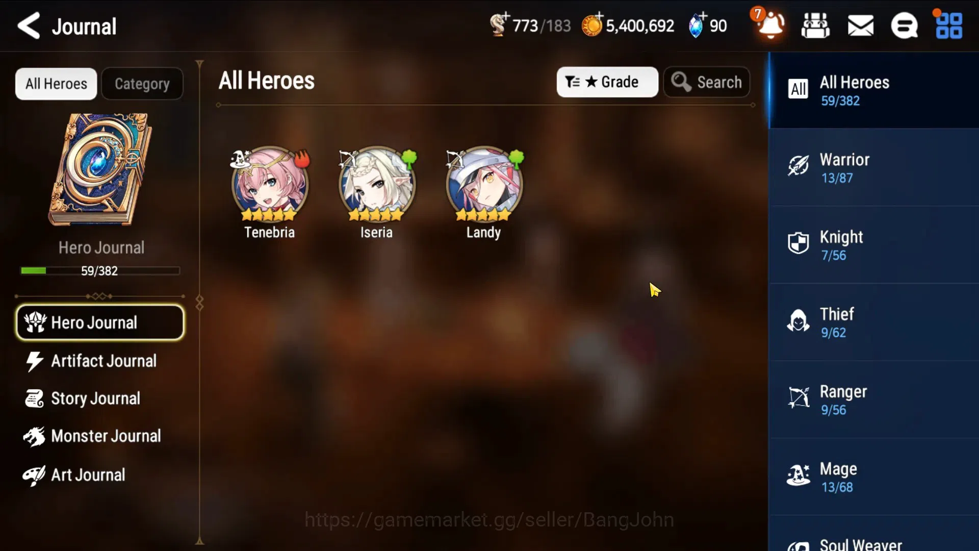 Epic Seven Accounts Global Unverif | Fresh Starter|3ML (Harsetti, DCor image 14
