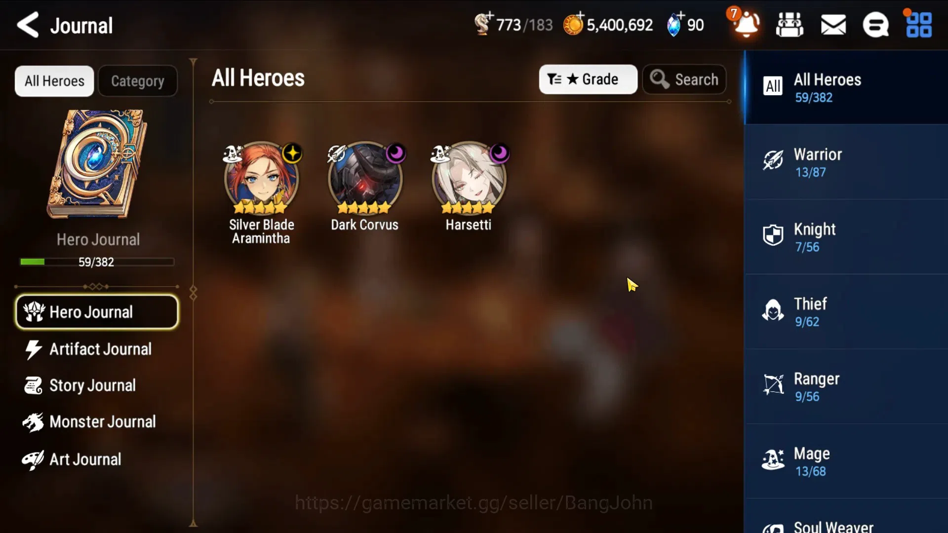 Epic Seven Accounts Global Unverif | Fresh Starter|3ML (Harsetti, DCor image 15