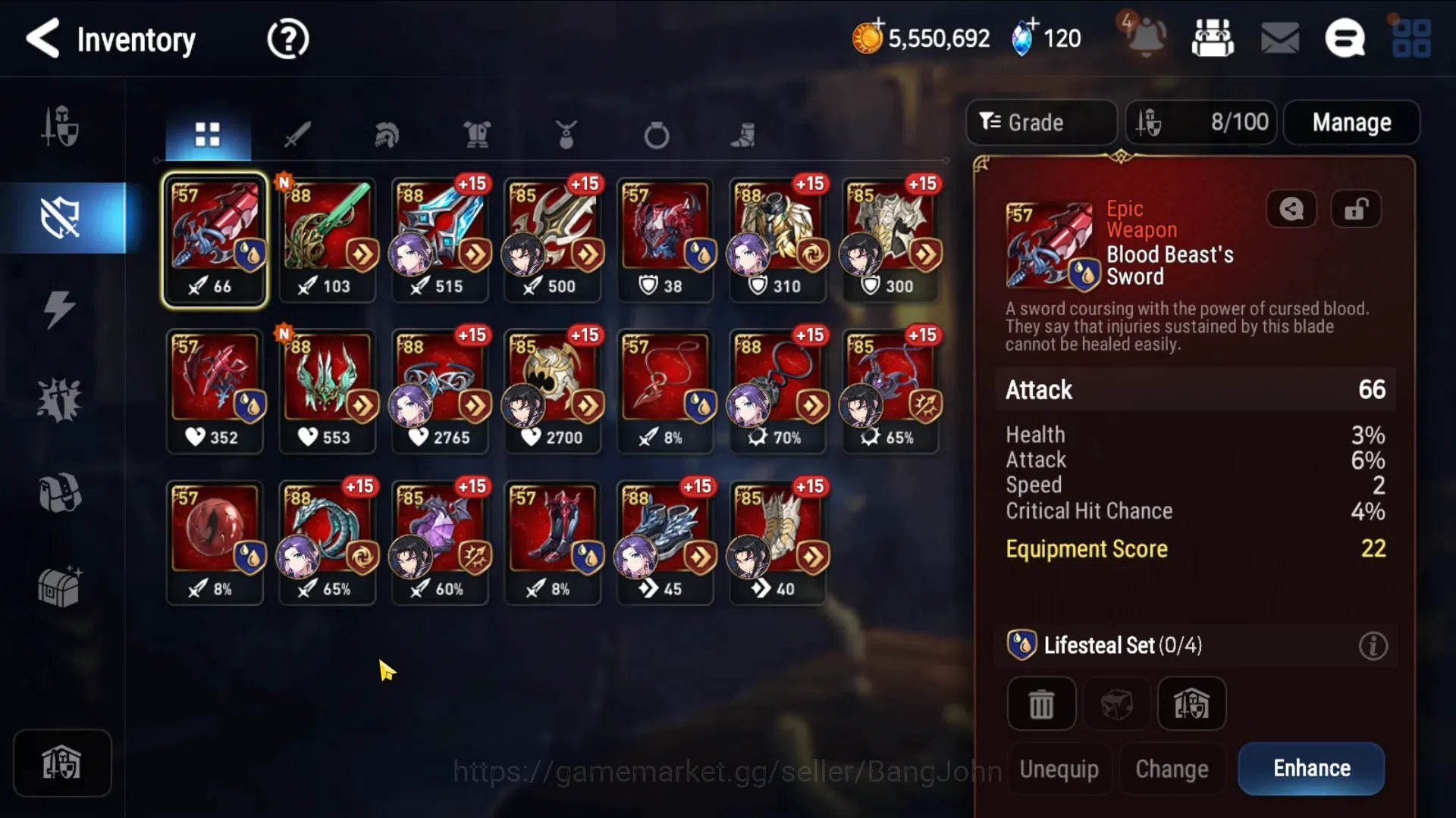Epic Seven Accounts Global Unverif | Fresh Starter|3ML (Harsetti, DCor image 4