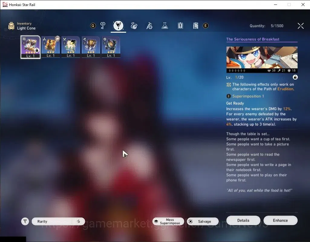 Honkai Star Rail Accounts NA|TL 3| 1 Limited [Sparkle] | 1 Golden Companion  image 6