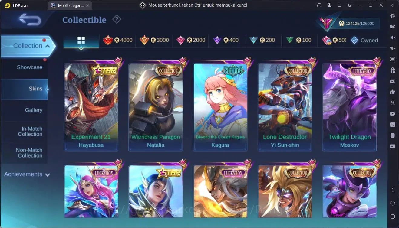 Mobile Legends: Bang Bang Accounts Global|Hero |Skin 400|Exalted|Prime Granger,Claude image 14