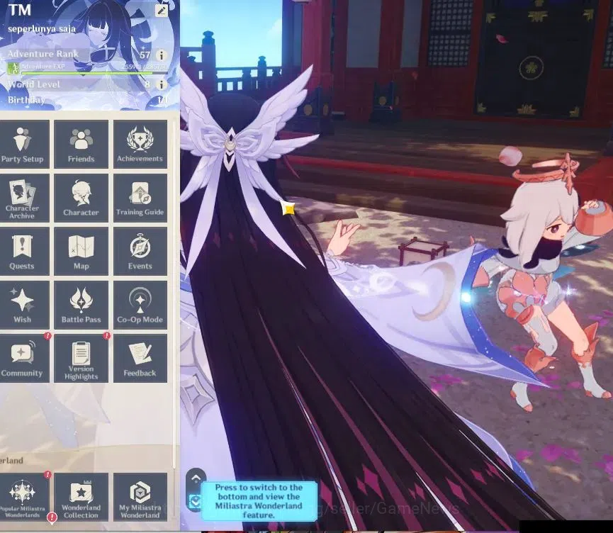 Genshin Impact Accounts ASIA|AR 57|6 Limit+11(*5WeP)|(ColumbinaC1,Ineffa,Y image 2