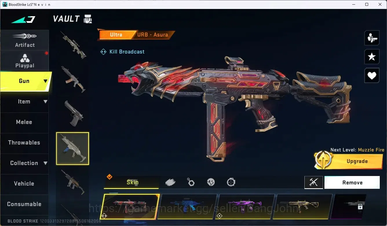 Blood Strike Accounts ASIA |1 BLEACH MP5 | 2AOT KAG-6 | 2 EVA Guns|2 7DS image 12