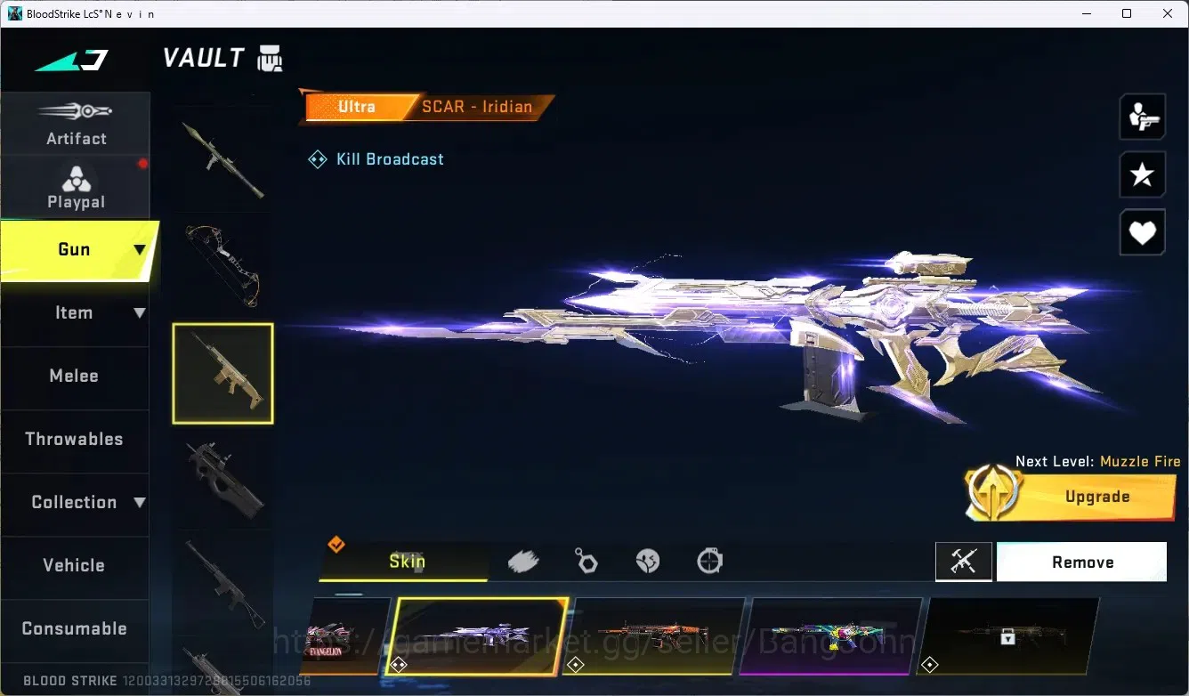 Blood Strike Accounts ASIA |1 BLEACH MP5 | 2AOT KAG-6 | 2 EVA Guns|2 7DS image 16