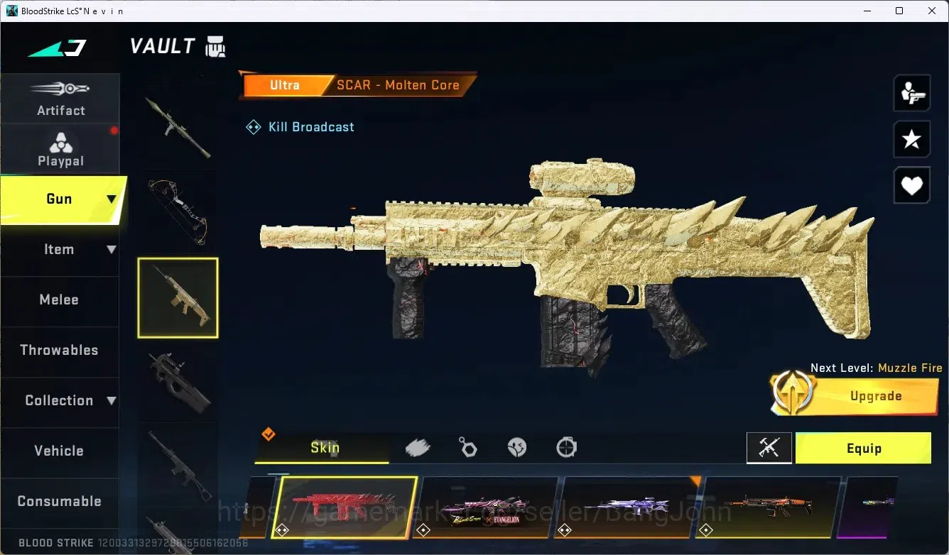 Blood Strike Accounts ASIA |1 BLEACH MP5 | 2AOT KAG-6 | 2 EVA Guns|2 7DS image 18