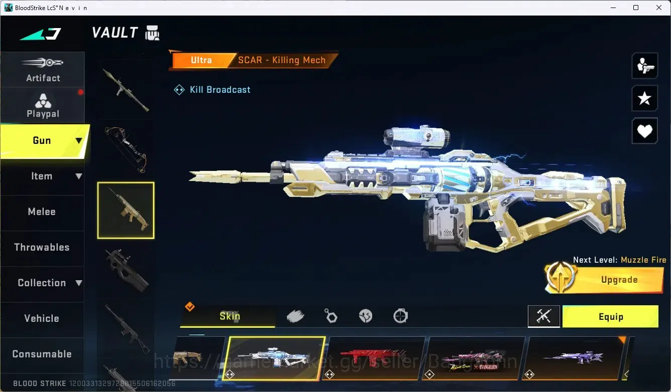 Blood Strike Accounts ASIA |1 BLEACH MP5 | 2AOT KAG-6 | 2 EVA Guns|2 7DS image 19